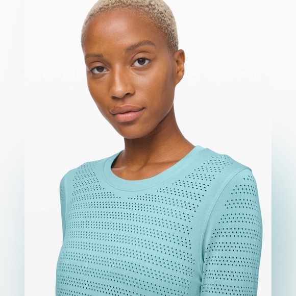Lululemon Breeze By Long Sleeve *Squad - Sea Frost / Sea Frost - Picture 3 of 10